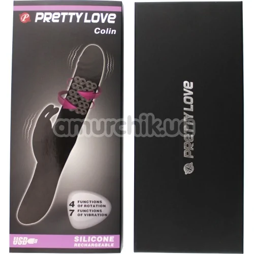 Вібратор Pretty Love Colin, рожевий