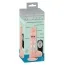 Вібратор з пульсацією Medical Silicone Vibrator 21см, тілесний - Фото №8