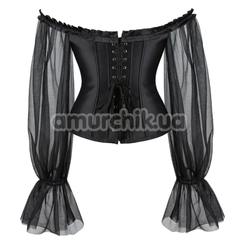 Корсет Star Night Off Shoulder Long Sleeves Corset, черный