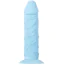 Страпон Adam & Eve Silicone Strap-on System, блакитний - Фото №5