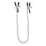 Зажимы для сосков Taboom Adjustable Clamps with Chain, серебряные - Фото №1