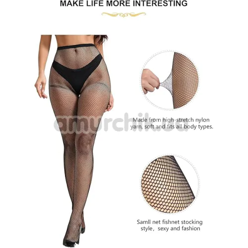 Колготки Star Night Fishnet Pantyhose Small Mesh, чорні