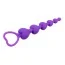 Анальний ланцюжок MisSweet Heart Booty Beads, фіолетовий - Фото №2