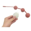 Набор вагинальных шариков с вибрацией Sweet Em Selene Kegel Balls, коралловый - Фото №3