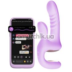 Вібратор з поштовхами Magic Motion Magic Duet, фіолетовий - Фото №1