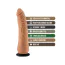 Фаллоимитатор для страпона Lock On Hexanite 7.5 Inch Dildo, телесный - Фото №4