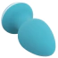 Анальна пробка з вібрацією Cala Azul Blanca Vibrating Anal Plug, блакитна - Фото №4