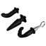Набор из 3 анальных игрушек Menzstuff Silicone Butt Plug With Plated Rigid Handle, черный - Фото №8