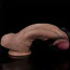 Фалоімітатор Dual-Layered Silicone Nature Cock LV411062, коричневий - Фото №4