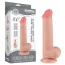 Фалоімітатор Sliding-Skin Dual Layer Dong 8 з маленькою мошонкою, тілесний - Фото №15