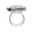 Віброкільце Silicone Soft Cock Ring Vibro, прозоре - Фото №1