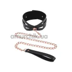 Ошейник с поводком Sex & Mischief Brat Collar and Leash, черный - Фото №1