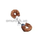 Наручники Love Cuffs светло-коричневые - Фото №1