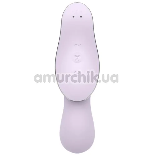 Симулятор орального сексу для жінок з вібрацією Satisfyer Curvy Trinity 2, фіолетовий