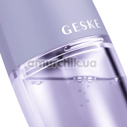 Устройство для очищения кожи лица Geske Aqua-Stream Face Cleanser 8 in 1, сиреневое