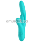 Вибратор с толчками Good Vibes Only Lisa, бирюзовый - Фото №1