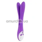 Вібратор Sweet Smile Bendable Double Vibrator, фіолетовий - Фото №1