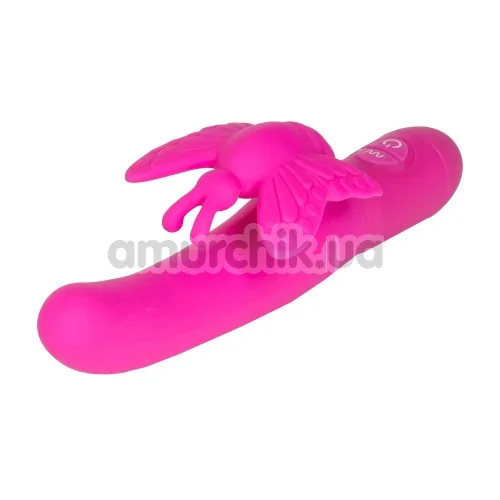 Вибратор Posh 10-Function Silicone Fluttering Butterfly, розовый