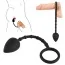 Анальная пробка с одним эрекционным кольцом Intense Plug Cock & Ball Ring, черная - Фото №4