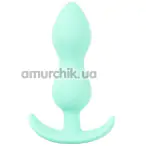 Анальна пробка Cuties Mini Butt Plug 556939, бірюзова - Фото №1