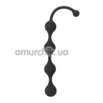 Анальний ланцюжок See You Four Beads, чорний - Фото №1