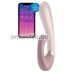 Вибратор с подогревом Satisfyer Heat Wave, розовый - Фото №1