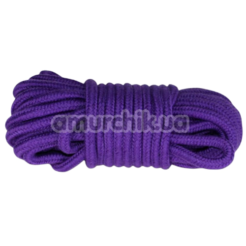 Мотузка Fetish Bondage Rope, фіолетова - Фото №1