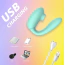 Вибратор с пульсацией Odeco Every Night Toys Licking Vibrator 2212, бирюзовый - Фото №9