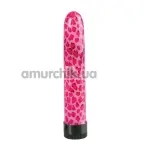 Вібратор Houston Pink Leopard Massager 17 см - Фото №1