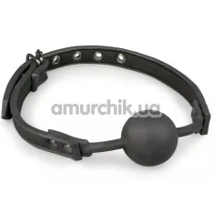 Кляп Easy Toys Ball Gag With Small Silicone Ball, черный - Фото №1