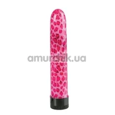 Вибратор Houston Pink Leopard Massager 17 см - Фото №1