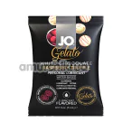 Оральный лубрикант JO Gelato White Chocolate Raspberry Truffle - малиновый трюфель с белым шоколадом, 5 мл - Фото №1