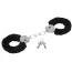 Наручники MAI No.38 Metal Furry HandCuffs, чорні - Фото №4