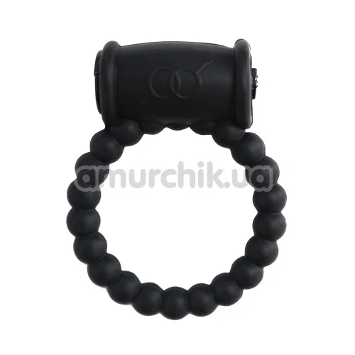 Виброкольцо Beaded Vibrating Ring, черное - Фото №1
