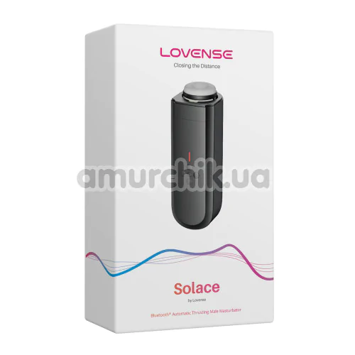 Мастурбатор с толчками Lovense Solace, черный