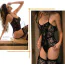 Комбінезон Star Night Naughty Bodystocking Fishnet Lace, чорний - Фото №7
