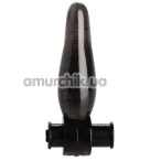 Анальная пробка с вибрацией Trinity Vibes Vibrating Bum Tickler, черная - Фото №1