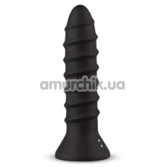Анальний вібратор Easy Toys Screwed Plug Anal Vibrator S, чорний - Фото №1