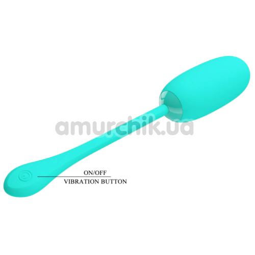 Виброяйцо Pretty Love Julius, бирюзовое