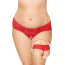 Трусики-стринги G-String 2433, красные - Фото №2