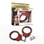 Наручники Fetish Pleasure Diamond Handcuffs, червоні - Фото №2