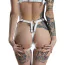 Трусики Feral Feelings String Bikini Leather, белые - Фото №3