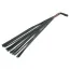 Плеть Sex & Mischief Red and Black Stripe Flogger - Фото №1