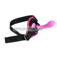 Страпон на ногу Roomfun Unisex Leg Strap-On, рожевий - Фото №1