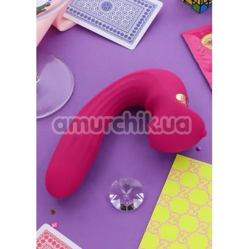 Симулятор орального секса для женщин Xocoon Celestial Love Vibe Stimulator, розовый