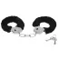 Наручники MAI No.38 Metal Furry HandCuffs, чорні - Фото №3