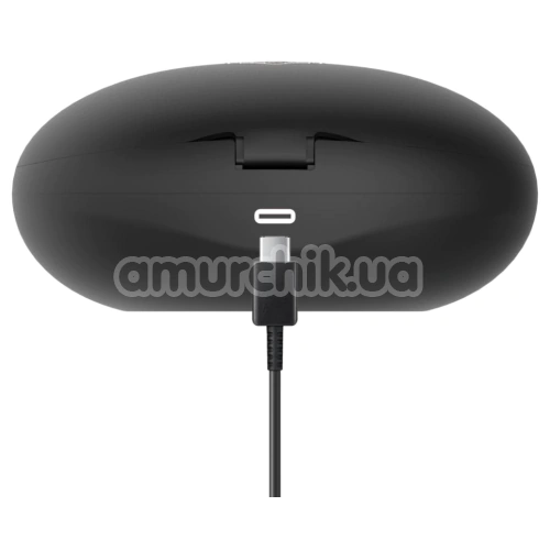 Вібратор Rosy Gold Nouveau Remote Control Couple Vibrator, чорний