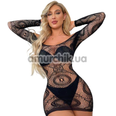 Платье Star Night Ornamental Mini Dress, черное - Фото №1