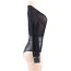 Боді Star Night Mesh And Faux Leather Zipper Teddy, чорне - Фото №8