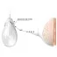 Вакуумная помпа для увеличения груди Pretty Love Breast Vibrating Massager, белая - Фото №7